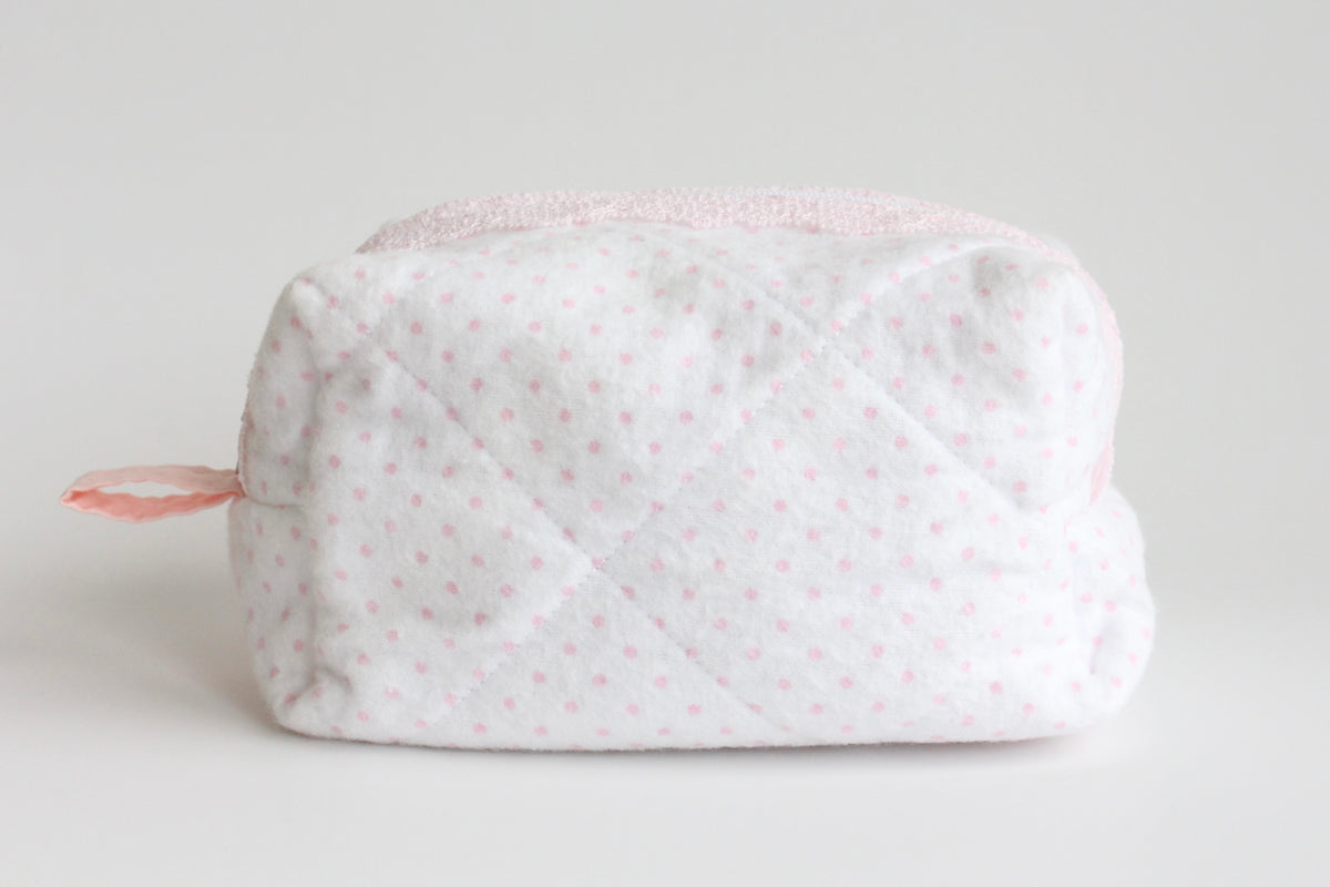 Soft Cosmetic Pouch with Lace - Small